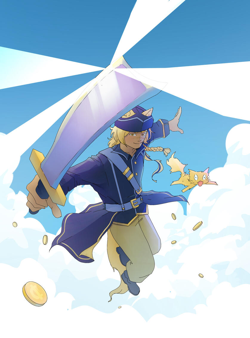 Anime and Manga Club Zine Cover (2024)