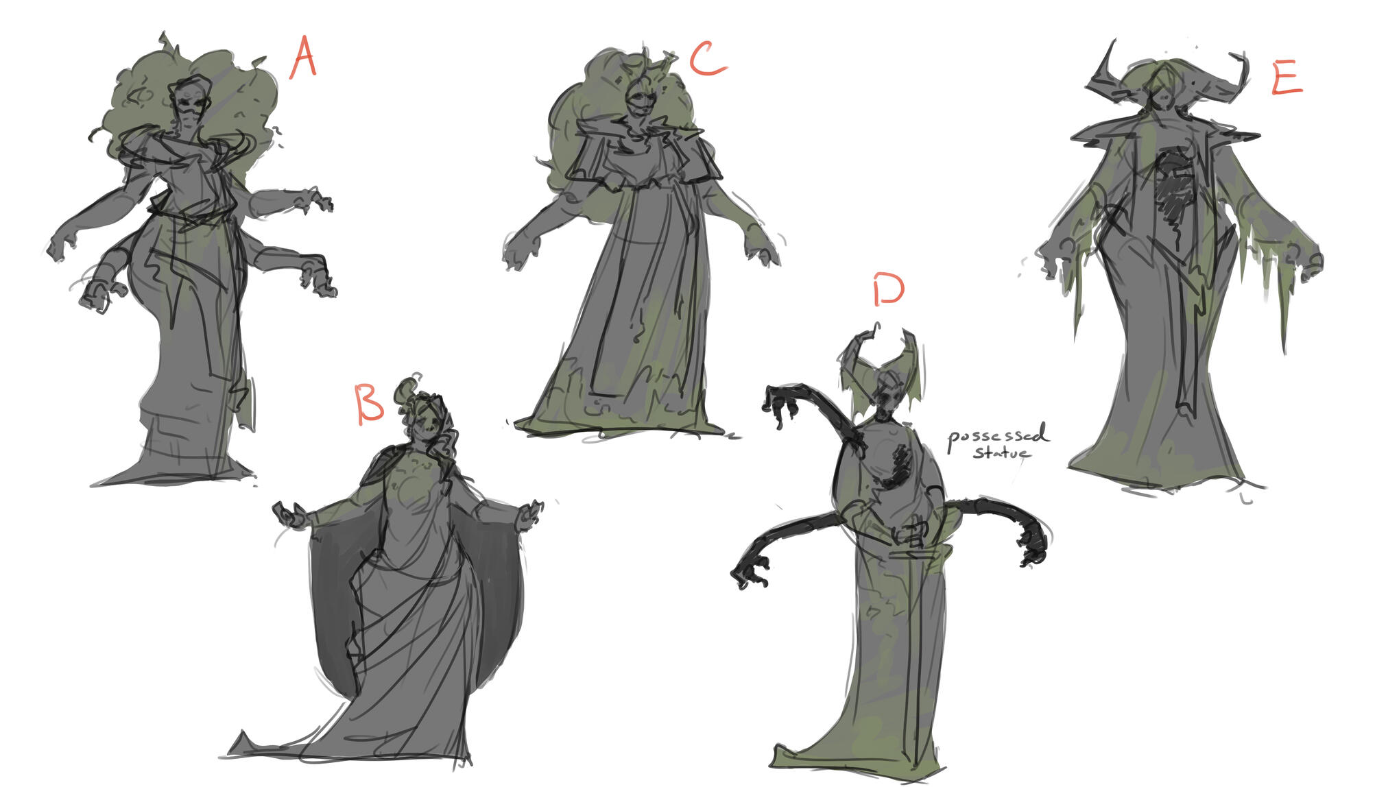Mother of the Forest - Sketches 02