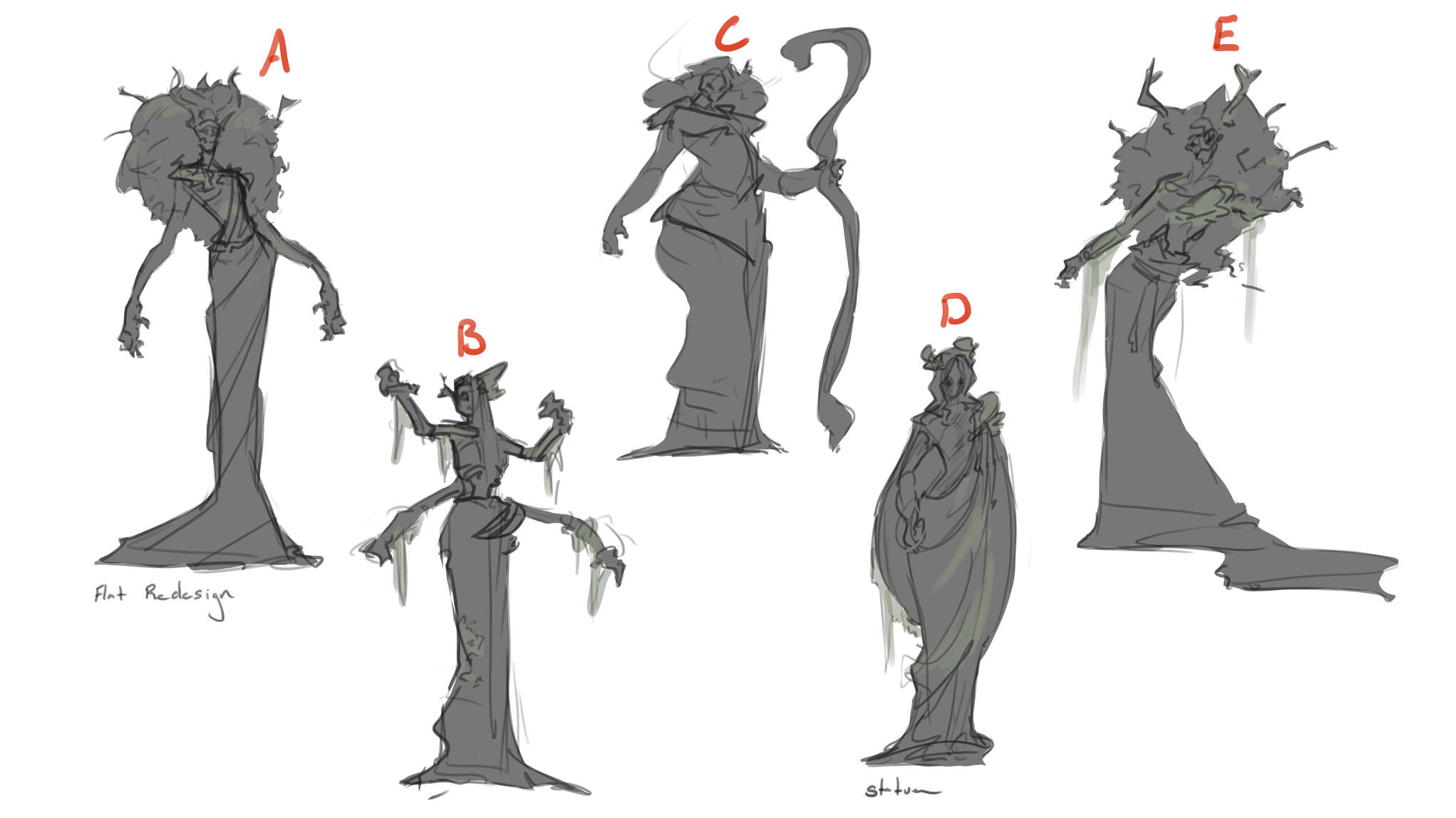 Mother of the Forest - sketches 01