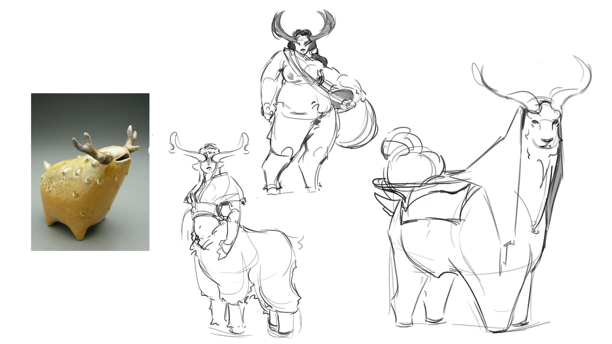 The Blind Witch - Sketches